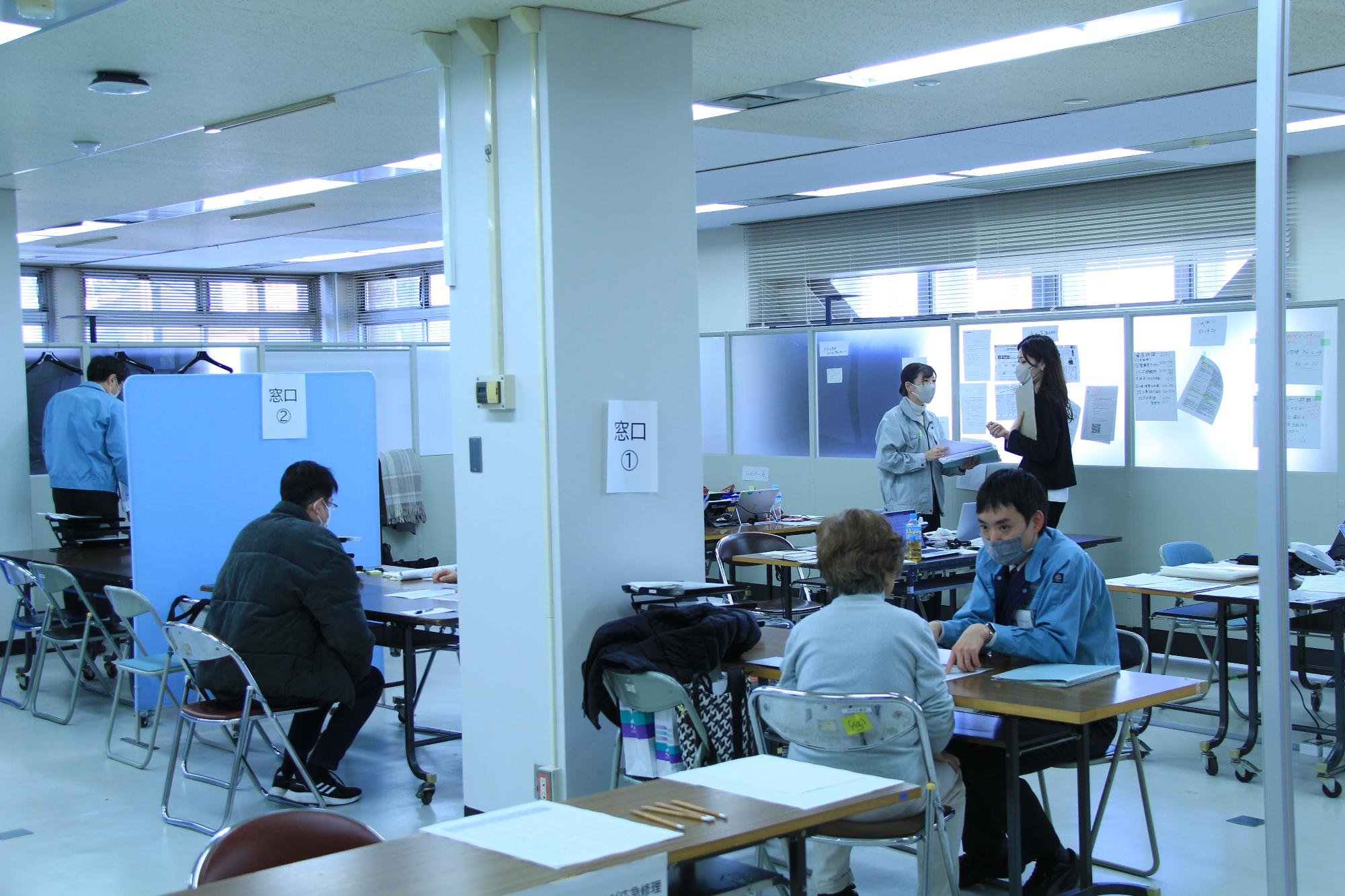 能登被災者の市営住宅の受付窓口と賃貸型応急住宅等の案内窓口を開設